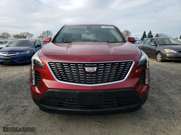 2019 Cadillac XT4 FWD Luxury with VIN 1GYAZAR4XKF103006, listed as a Copart auction lot 47497975 with 57579 miles and Salvage Title. Bid and sale history available at carsss.com. Image 5.