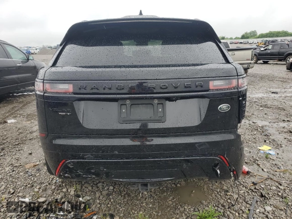 2019 Land Rover Range Rover Velar S with VIN SALYB2EX9KA207412, listed as a Copart auction lot 55138734 with 53,078 mi miles and Salvage Title. Bid and sale history available at carsss.com. Image 6.