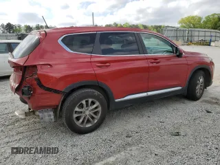2019 Hyundai Santa Fe SE with VIN 5NMS23AD9KH096865, listed as a Copart auction lot 51138455 with 89,186 mi miles and Salvage Title. Bid and sale history available at carsss.com. Image 3.