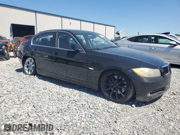 2007 BMW 3 Series 335i with VIN WBAVB73577VF54424, listed as a Copart auction lot 49334785 with 149,595 mi miles and Salvage title. Bid and sale history available at DreamBid. Image 4.