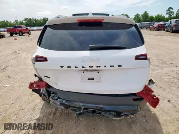 2022 Kia Telluride SX with VIN 5XYP5DHC7NG225071, listed as a Copart auction lot 58676865 with 92,055 mi miles and Salvage title. Bid and sale history available at DreamBid. Image 6.