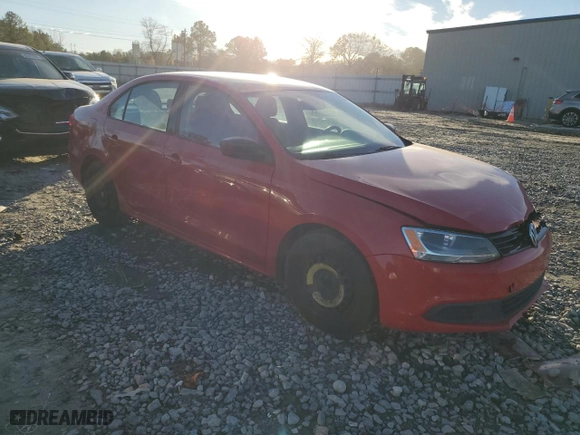 2013 Volkswagen Jetta Sedan S with VIN 3VW2K7AJ8DM370809, listed as a Copart auction lot 41584395 with 173,686 mi miles and Salvage Title. Bid and sale history available at carsss.com. Image 4.
