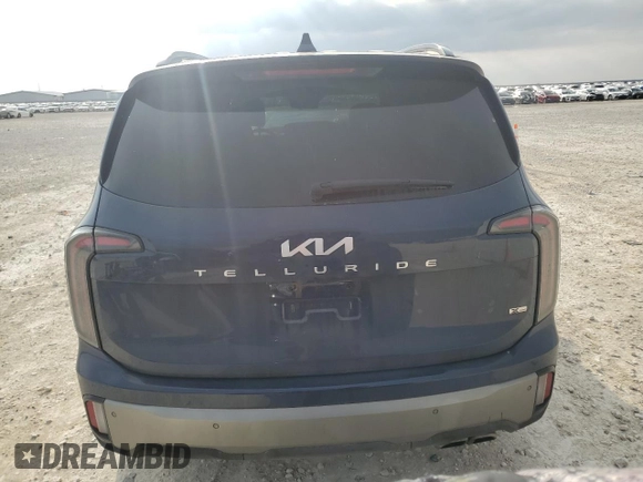2023 Kia Telluride SX Prestige X-Pro with VIN 5XYP5DGC6PG394325, listed as a Copart auction lot 45753175 with 23,376 mi miles and Salvage title. Bid and sale history available at DreamBid. Image 6.
