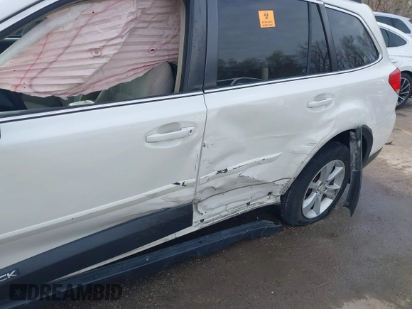 2014 Subaru Outback Premium with VIN 4S4BRCCC4E3325306, listed as a IAAI auction lot 41854473 with 157,393 mi miles and . Bid and sale history available at DreamBid. Image 6.