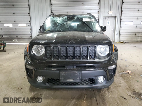 2020 Jeep Renegade Latitude z VIN ZACNJBBB9LPL32706, wystawiony jako Copart lot #57711285 z przebiegiem 41 706 mil mil oraz Szkoda całkowita • Salvage title. Historia ofert i sprzedaży dostępna na DreamBid. Obrazek 5.