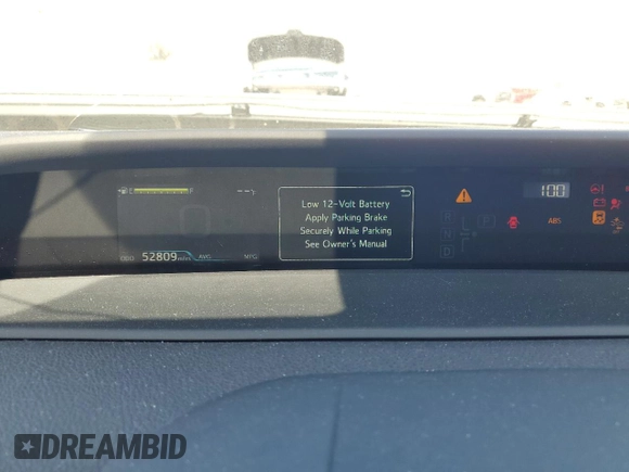 2021 Toyota Prius LE z VIN JTDKAMFP7M3191079, wystawiony jako Copart lot #57529195 z przebiegiem 52 809 mil mil oraz Szkoda całkowita • Salvage title. Historia ofert i sprzedaży dostępna na DreamBid. Obrazek 9.
