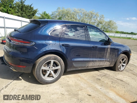2021 Porsche Macan with VIN WP1AA2A58MLB09297, listed as a Copart auction lot 56110355 with 64,361 mi miles and Salvage title. Bid and sale history available at DreamBid. Image 3.