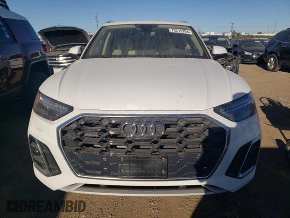 2024 Audi Q5 S line Prestige with VIN WA1FAAFY4R2022069, listed as a Copart auction lot 73215794 with 9,848 mi miles and Salvage title. Bid and sale history available at DreamBid. Image 5.