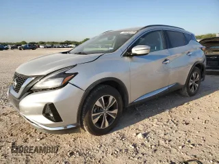 2021 Nissan Murano SV z VIN 5N1AZ2BJ3MC113811, wystawiony jako Copart lot #52245135 z przebiegiem 97 333 mil mil oraz Szkoda całkowita • Salvage title. Historia ofert i sprzedaży dostępna na DreamBid. Obrazek 1.