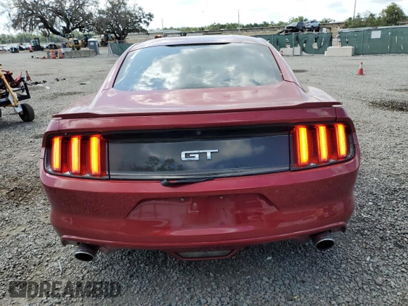 2016 Ford Mustang GT with VIN 1FA6P8CF6G5309544, listed as a Copart auction lot 58588765 with 84,514 mi miles and Salvage title. Bid and sale history available at DreamBid. Image 6.