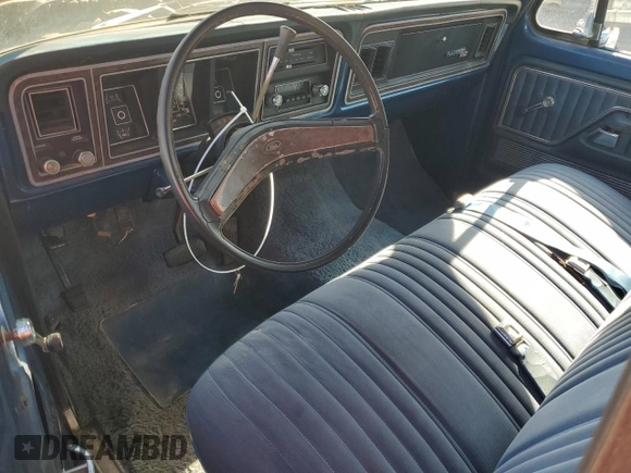 1977 Ford F-150 with VIN F15HNX86608, listed as a Copart auction lot 53149645 with 62,455 mi miles and Clean title. Bid and sale history available at DreamBid. Image 8.