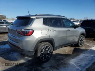 2020 Jeep Compass Limited z VIN 3C4NJDCB3LT220845, wystawiony jako Copart lot #46049615 z przebiegiem 120 609 mil mil oraz Czysty tytuł • Clean title. Historia ofert i sprzedaży dostępna na DreamBid. Obrazek 3.