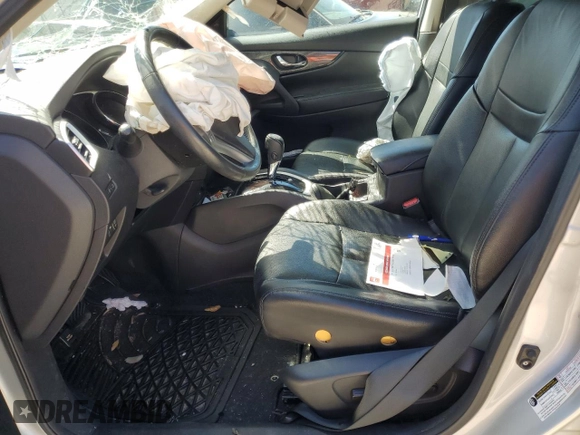 2016 Nissan Rogue SL with VIN 5N1AT2MT6GC762135, listed as a Copart auction lot 50206005 with Not Provided miles and Non Repairable. Bid and sale history available at DreamBid. Image 7.