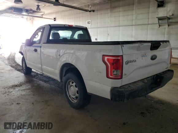 2016 Ford F-150 XL with VIN 1FTMF1C83GKE48979, listed as a Copart auction lot 47498725 with 96,421 mi miles and Salvage Title. Bid and sale history available at DreamBid. Image 2.