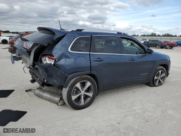 2019 Jeep Cherokee Limited with VIN 1C4PJLDX2KD420620, listed as a Copart auction lot 41739745 with 100,338 mi miles and Non Repairable. Bid and sale history available at carsss.com. Image 3.