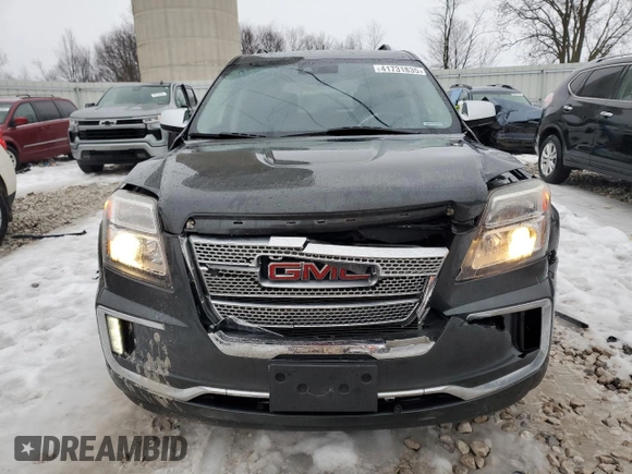 2017 GMC Terrain Denali with VIN 2GKALREK6H6131371, listed as a Copart auction lot 41731835 with 121,715 mi miles and Salvage title. Bid and sale history available at DreamBid. Image 5.
