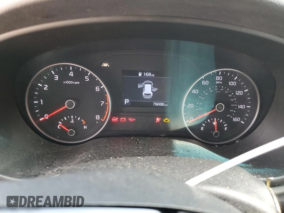 2020 Kia Sportage LX with VIN KNDPM3AC5L7686402, listed as a Copart auction lot 51608345 with 78,486 mi miles and Salvage Title. Bid and sale history available at DreamBid. Image 9.