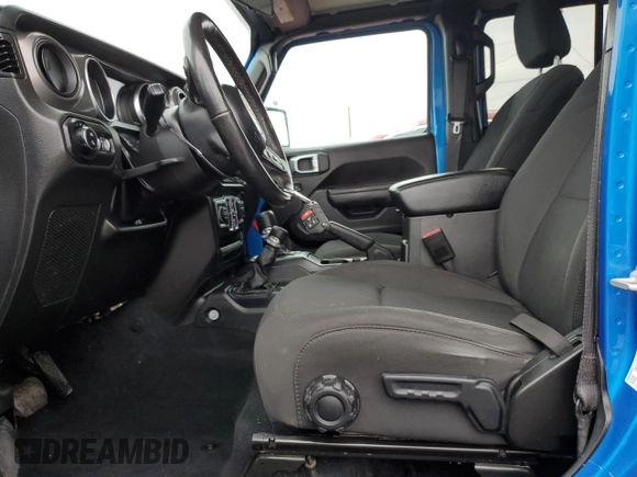 2022 Jeep Gladiator Willys with VIN 1C6JJTAM4NL130350, listed as a Copart auction lot 65083755 with 51,880 mi miles and Salvage title. Bid and sale history available at DreamBid. Image 7.