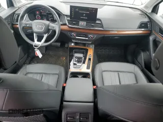 2023 Audi Q5 S line Premium Plus with VIN WA1EAAFY8P2146208, listed as a Copart auction lot 43449345 with 34,444 mi miles and Salvage Title. Bid and sale history available at carsss.com. Image 8.