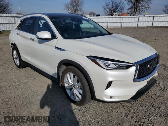 2019 Infiniti QX50 LUXE with VIN 3PCAJ5M32KF125959, listed as a Copart auction lot 39181773 with 76,740 mi miles. Bid and sale history available at carsss.com. Image 4.