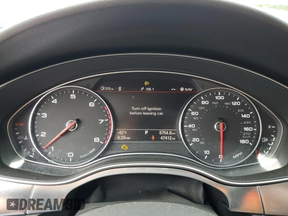 2015 Audi A7 Prestige z VIN WAU2GAFC5FN002704, wystawiony jako Copart lot #62985105 z przebiegiem 47 412 mil mil oraz Szkoda całkowita • Salvage title. Historia ofert i sprzedaży dostępna na DreamBid. Obrazek 9.