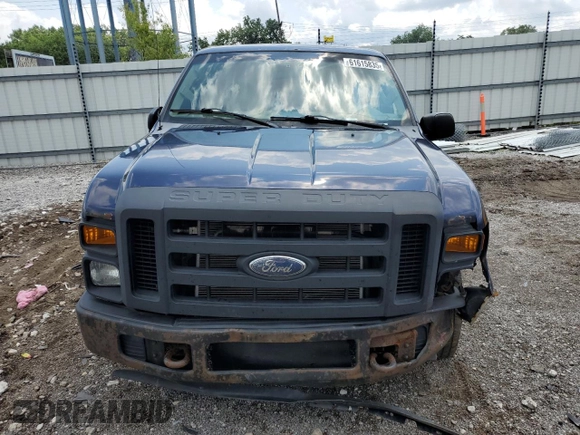 2008 Ford F-250 XL with VIN 1FTNF20588EE00477, listed as a Copart auction lot 61615835 with 351,235 mi miles and Salvage title. Bid and sale history available at DreamBid. Image 5.