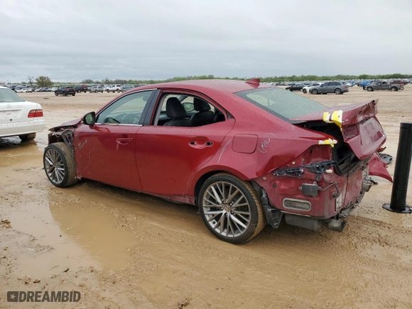 2015 Lexus IS 250 with VIN JTHCF1D26F5019109, listed as a Copart auction lot 50799945 with 112,253 mi miles and Salvage Title. Bid and sale history available at carsss.com. Image 2.