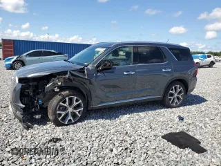 2022 Hyundai Palisade SEL with VIN KM8R34HE0NU378143, listed as a Copart auction lot 62122025 with 76,586 mi miles and Non repairable. Bid and sale history available at DreamBid. Image 1.