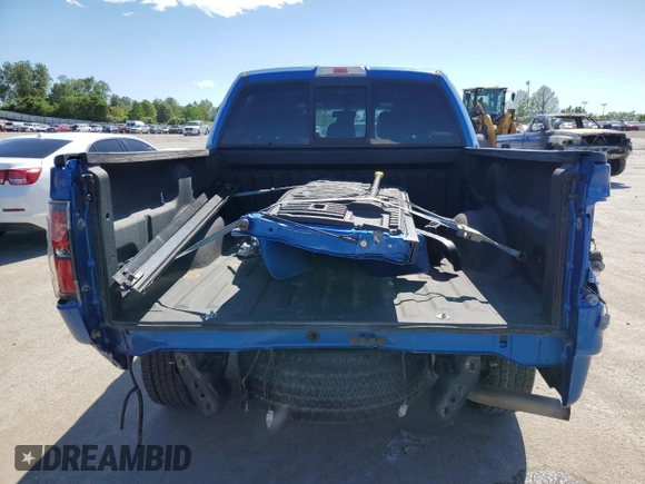 2013 Ford F-150 XL with VIN 1FTFW1ET4DKG27781, listed as a Copart auction lot 57953075 with 151,280 mi miles and Salvage title. Bid and sale history available at DreamBid. Image 6.