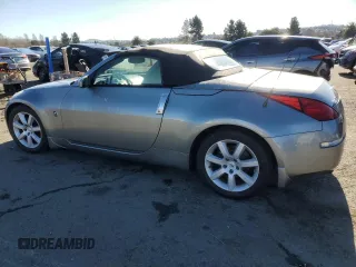 2005 Nissan 350Z Touring with VIN JN1AZ36A55M759497, listed as a Copart auction lot 46308485 with 74,121 mi miles and Salvage title. Bid and sale history available at DreamBid. Image 2.