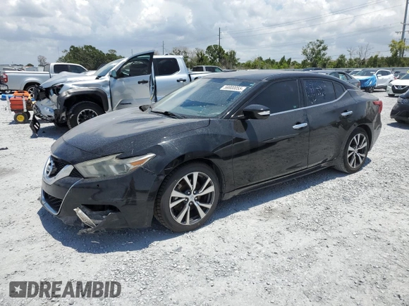 2017 Nissan Maxima Platinum with VIN 1N4AA6AP6HC381854, listed as a Copart auction lot 58800055 with 181,343 mi miles and Clean title. Bid and sale history available at DreamBid. Image 1.