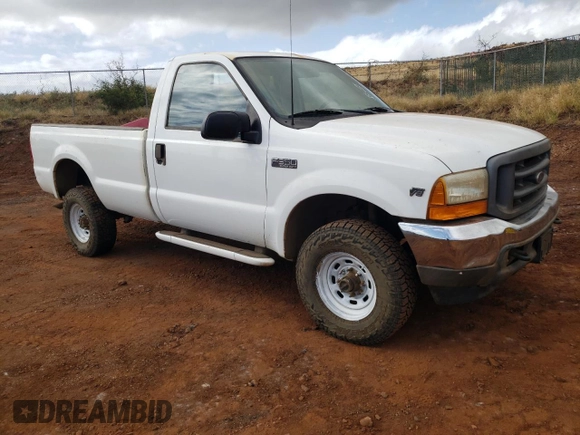 2001 Ford F-350 XL with VIN 1FTSF31L91EB60688, listed as a Copart auction lot 56693254 with 79,089 mi miles and Non Repairable. Bid and sale history available at DreamBid. Image 4.