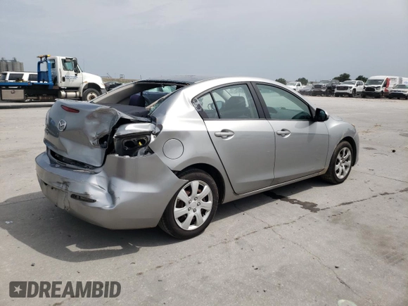 2013 Mazda 3 i SV with VIN JM1BL1TG5D1826454, listed as a Copart auction lot 62945005 with 115,921 mi miles and Salvage title. Bid and sale history available at DreamBid. Image 3.