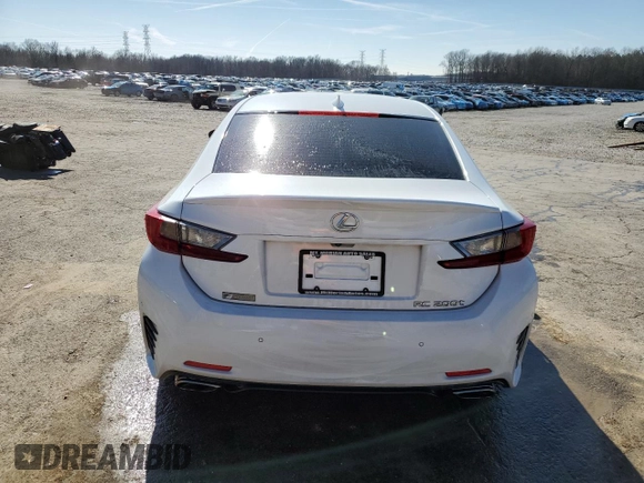2017 Lexus RC 200t z VIN JTHHA5BC5H5007429, wystawiony jako Copart lot #45331695 z przebiegiem 74 161 mil mil oraz Szkoda całkowita • Salvage title. Historia ofert i sprzedaży dostępna na DreamBid. Obrazek 6.