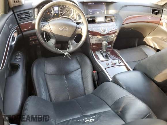 2014 Infiniti M37 with VIN JN1BY1AP1EM260378, listed as a Copart auction lot 44642135 with 133,977 mi miles and Salvage Title. Bid and sale history available at carsss.com. Image 8.