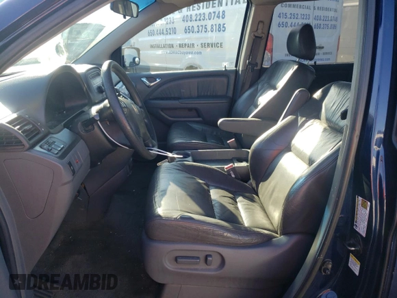 2005 Honda Odyssey EX-L with VIN 5FNRL38655B026224, listed as a Copart auction lot 42869625 with 188,332 mi miles and Salvage Title. Bid and sale history available at carsss.com. Image 7.