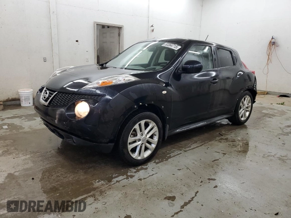 2013 Nissan Juke S z VIN JN8AF5MR2DT211931, wystawiony jako Copart lot #53364715 z przebiegiem Nie podano mil oraz Szkoda całkowita • Salvage title. Historia ofert i sprzedaży dostępna na DreamBid. Obrazek 1.