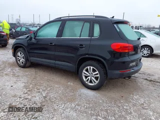 2017 Volkswagen Tiguan S with VIN WVGBV7AX8HK027148, listed as a IAAI auction lot 41215649 with 132,690 mi miles and . Bid and sale history available at DreamBid. Image 3.