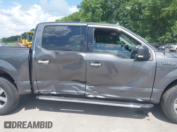 2018 Ford F-150 XL with VIN 1FTEW1E57JFA95086, listed as a IAAI auction lot 42574704 with 77,301 mi miles and . Bid and sale history available at DreamBid. Image 6.