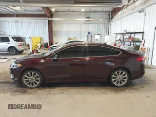 2017 Ford Fusion Titanium with VIN 3FA6P0K91HR171231, listed as a IAAI auction lot 41131312 with 115,265 mi miles. Bid and sale history available at carsss.com. Image 14.
