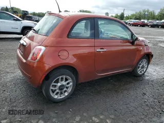 2013 FIAT 500 Pop with VIN 3C3CFFAR2DT649212, listed as a Copart auction lot 57527625 with 156,251 mi miles and Salvage title. Bid and sale history available at DreamBid. Image 3.
