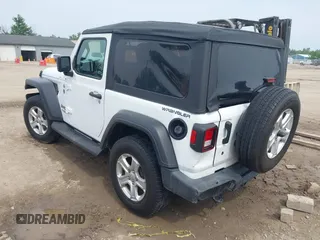 2021 Jeep Wrangler 80th Anniversary with VIN 1C4GJXAN1MW664034, listed as a IAAI auction lot 42682065 with 41,281 mi miles and . Bid and sale history available at DreamBid. Image 3.