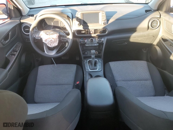 2021 Hyundai Kona SE with VIN KM8K1CAA5MU676842, listed as a Copart auction lot 46414125 with 0 mi miles and Salvage Title. Bid and sale history available at carsss.com. Image 8.