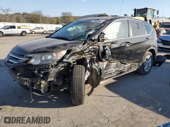 2014 Honda CR-V EX with VIN 5J6RM4H57EL094221, listed as a Copart auction lot 75953894 with Not provided miles and Salvage title. Bid and sale history available at DreamBid. Image 1.