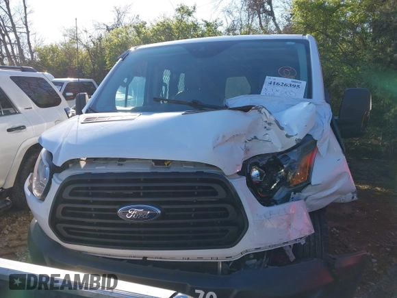 2019 Ford Transit with VIN 1FTYE1ZM9KKB37770, listed as a IAAI auction lot 41626395 with 71,214 mi miles. Bid and sale history available at carsss.com. Image 12.