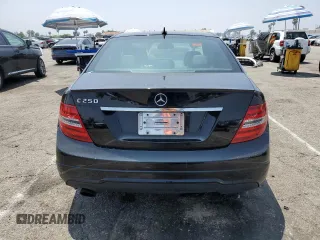 2012 Mercedes-Benz C 250 Sport with VIN WDDGF4HB7CA601162, listed as a Copart auction lot 60329225 with 122,189 mi miles and Salvage title. Bid and sale history available at DreamBid. Image 6.