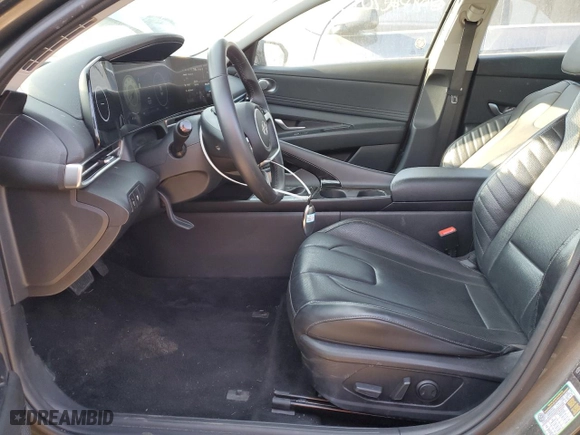 2024 Hyundai Elantra Limited with VIN KMHLP4DGXRU637048, listed as a Copart auction lot 50327015 with 30,233 mi miles and Non Repairable. Bid and sale history available at carsss.com. Image 7.