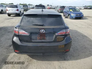 2011 Lexus CT 200h with VIN JTHKD5BH5B2004001, listed as a Copart auction lot 53519625 with 118,012 mi miles and Salvage Title. Bid and sale history available at DreamBid. Image 6.