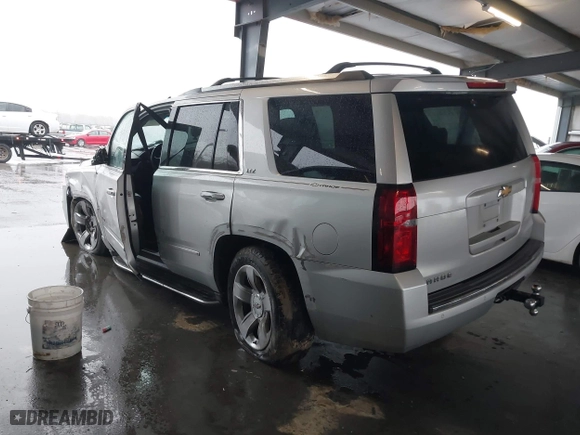2015 Chevrolet Tahoe LTZ with VIN 1GNSCCKC5FR123099, listed as a IAAI auction lot 41391974 with 1 mi miles. Bid and sale history available at carsss.com. Image 3.