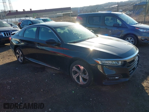 2018 Honda Accord EX with VIN 1HGCV1F44JA052436, listed as a IAAI auction lot 41848390 with 99,871 mi miles and . Bid and sale history available at DreamBid. Image 1.